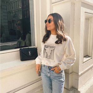 Anine Bing Ramona Sweatshirt Walk With Me